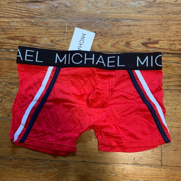 Men’s Red Michael Boxer-Brief - Picture 1 of 2